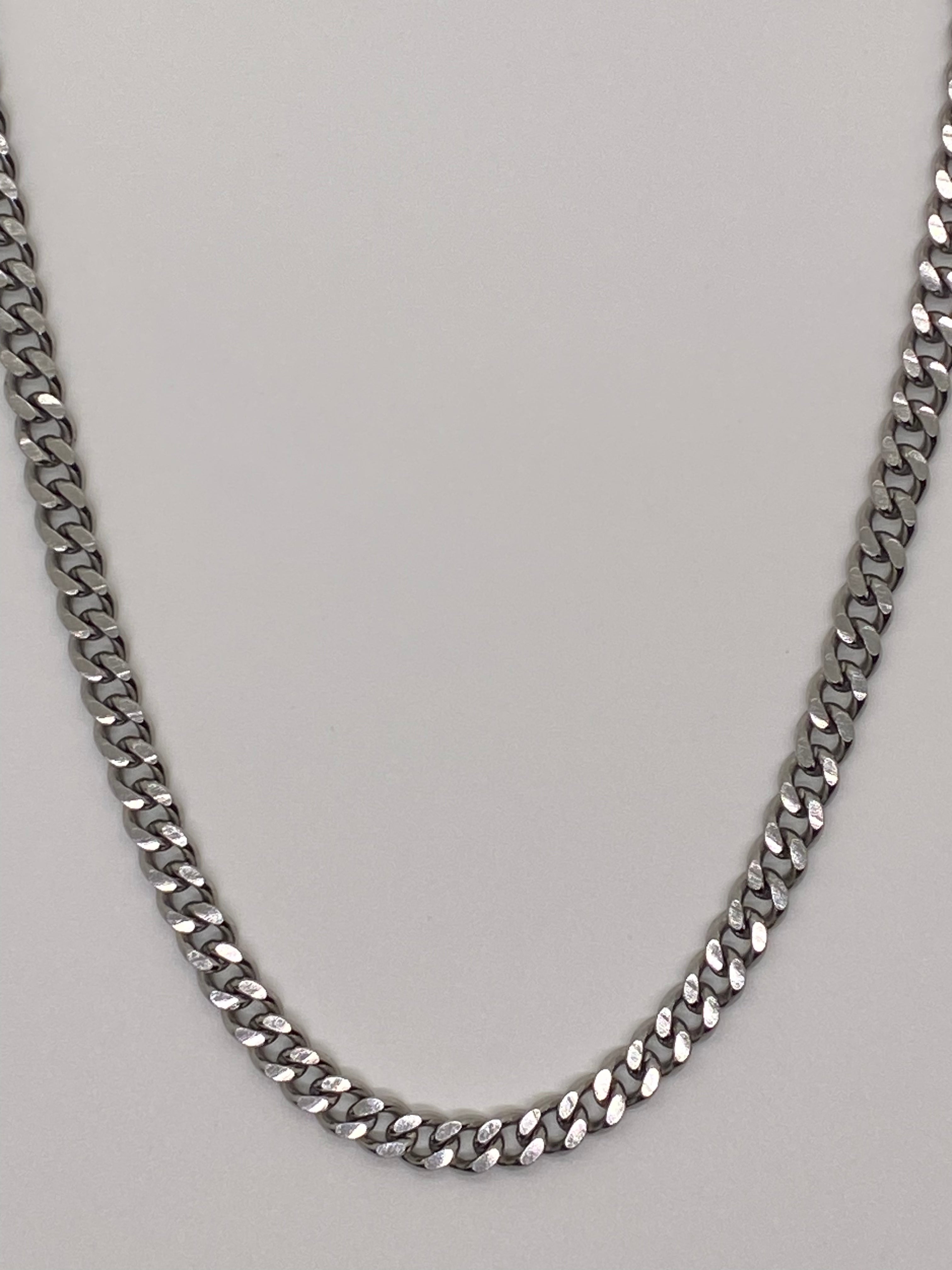 7mm Cuban Link Chain - Silver