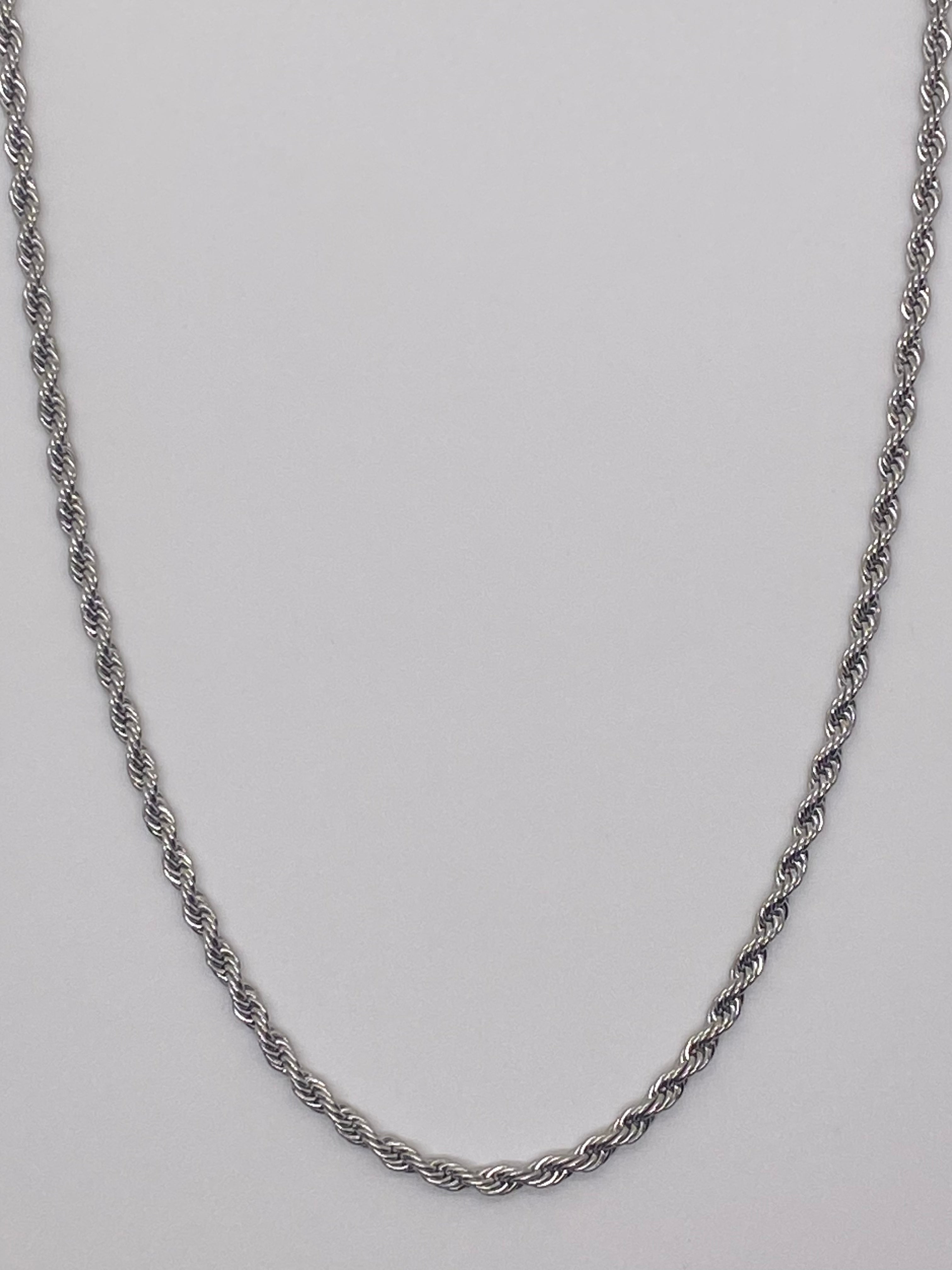 4mm Rope Chain - Silver