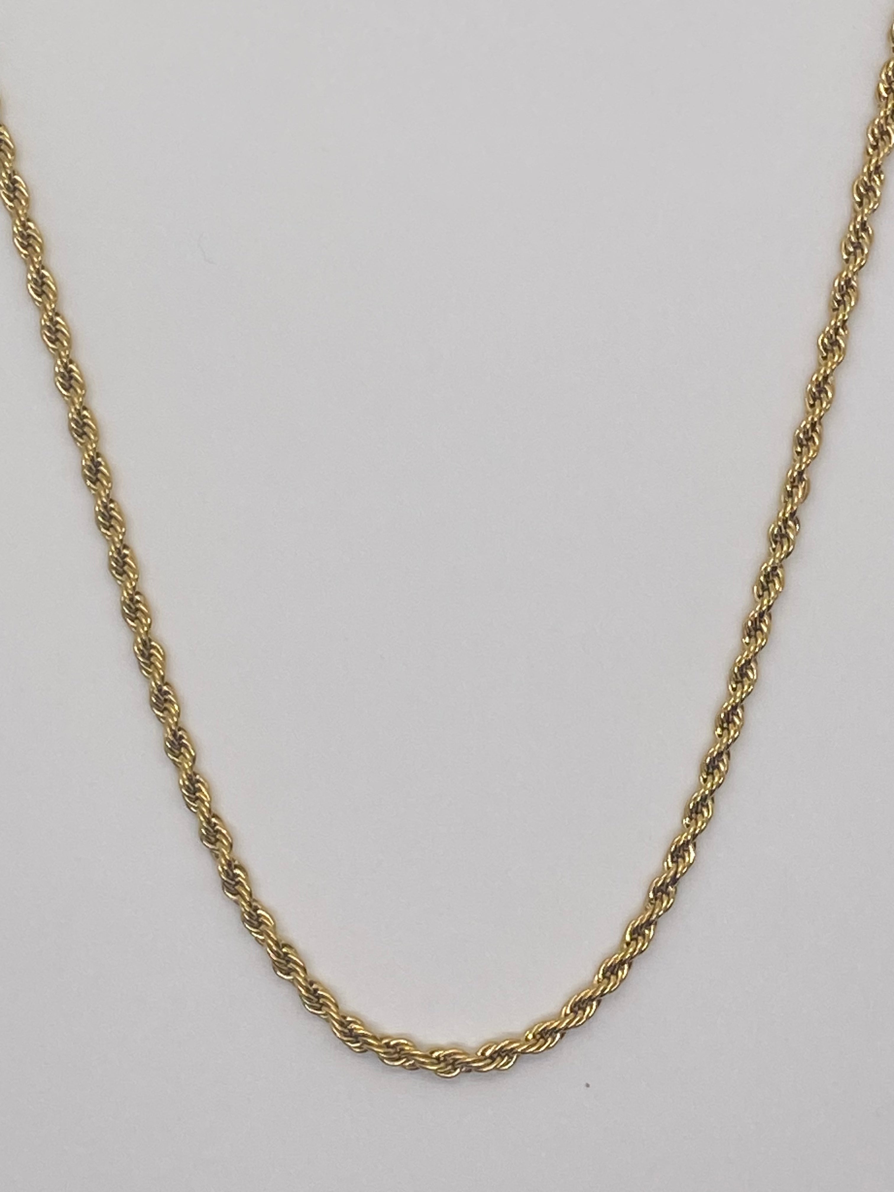 4mm Rope Chain - Gold